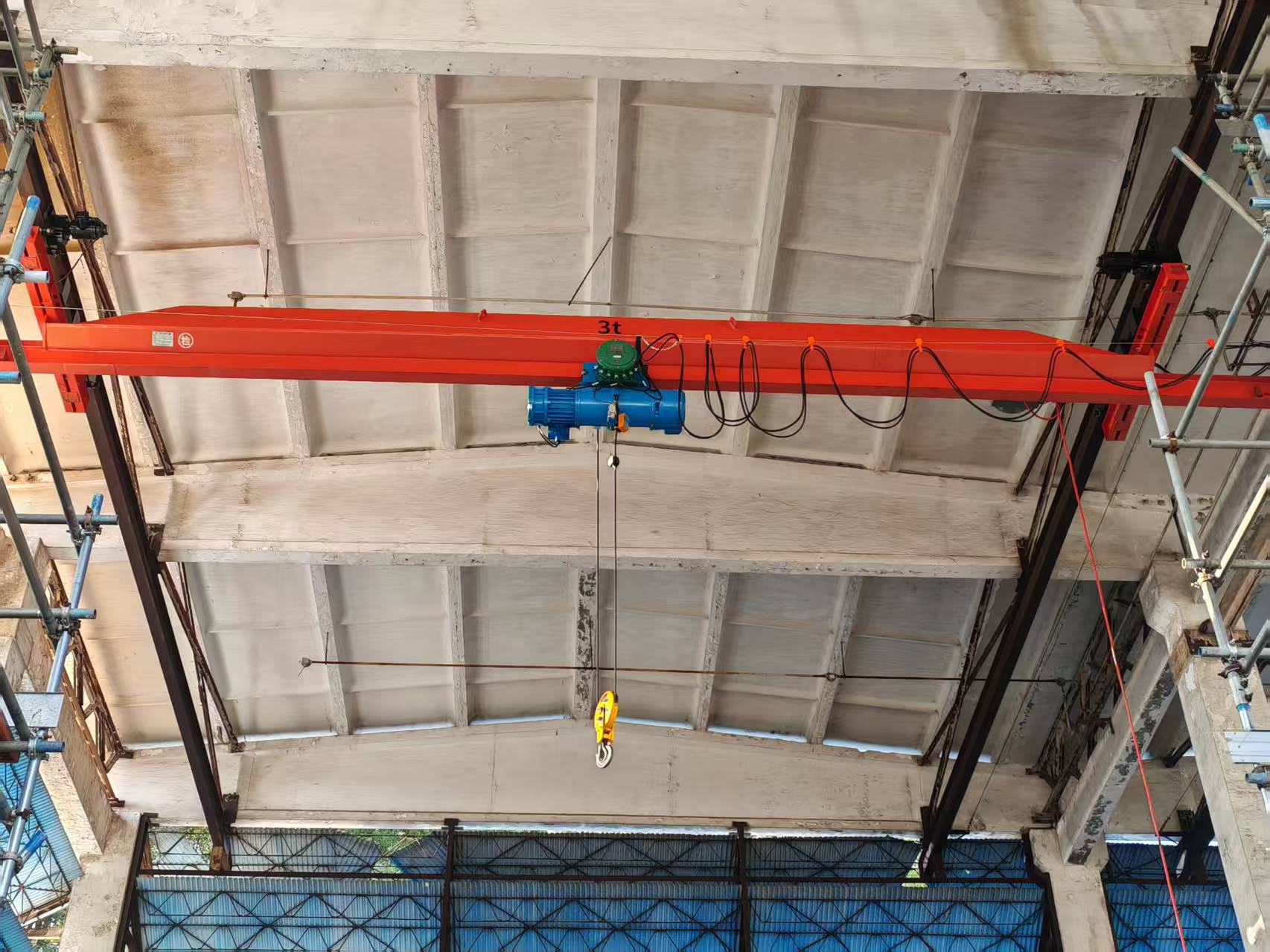 岳阳单梁悬挂防爆起重机